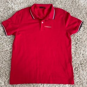 Excellent! Men’s XL Prada red golf polo